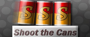 Shoot the cans